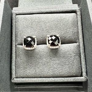 David Yurman Chatelaine Pave Bezel Studs